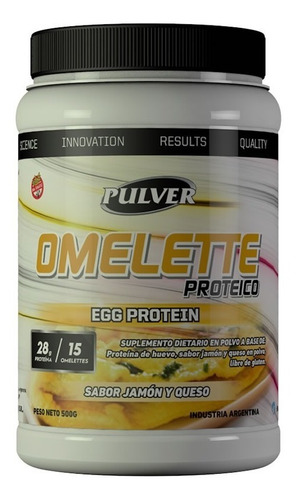 Claras Huevo Egg Protein Para Omelette Pulver 500 Grs