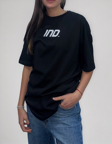 Remera Oversize Ind. Unisex Remeron Con Estampa Cod. 1001