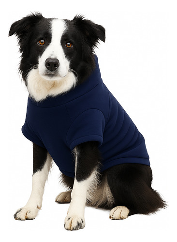 Roupa De Frio Agasalho Para Cachorro De Grande Porte Soft Marinho Tamanho G1 Avuk Pet
