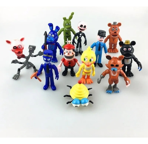 Kit 12 Bonecos Five Nights At Freddy's