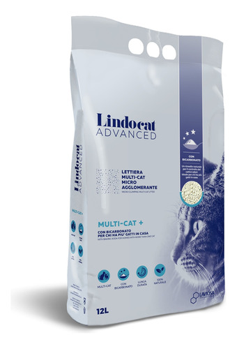 Arena Sanitaria Advanced Multicat+ De Lindocat, 12 Lts