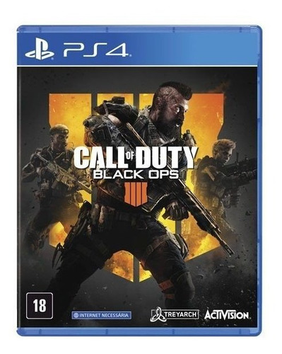 Jogo Ps4 Call Of Duty Black Ops 4 Game Midia Fisica Novo