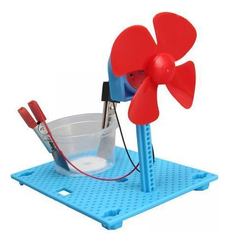 3 Kits De Motor Eléctrico De Hoja De Ventilador De Juguete