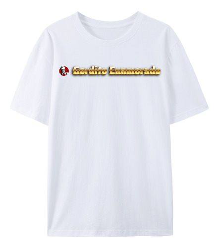 Playera Blanca Estampada