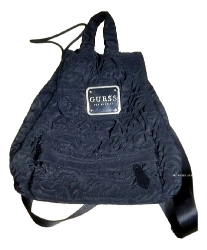 Mochila Guess Original.usada .negra 