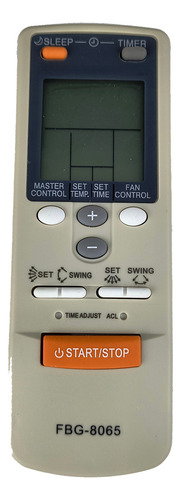 Controle Remoto Para Ar Condicionado Fujitsu Fbg-8065