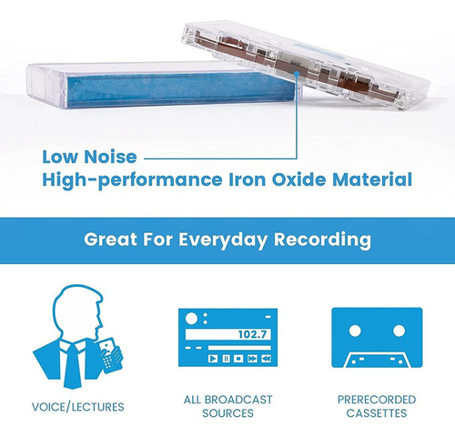 Reshow Audio Cassettes Low Noise High Output 90 Min Time ...