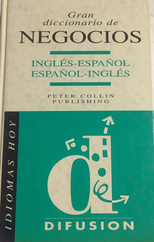 Libro Gran Diccionario De Negocios Inglés-español E,difusion