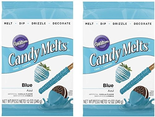 Wilton 16911-1352 Blue Candy Melts, 12 Onzas (2 Piezas)