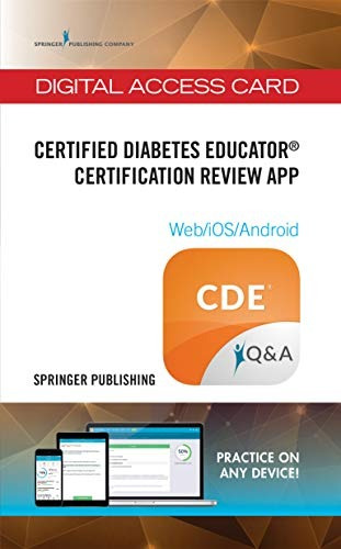 Certified Diabetes Educator Certification Review App  Digita