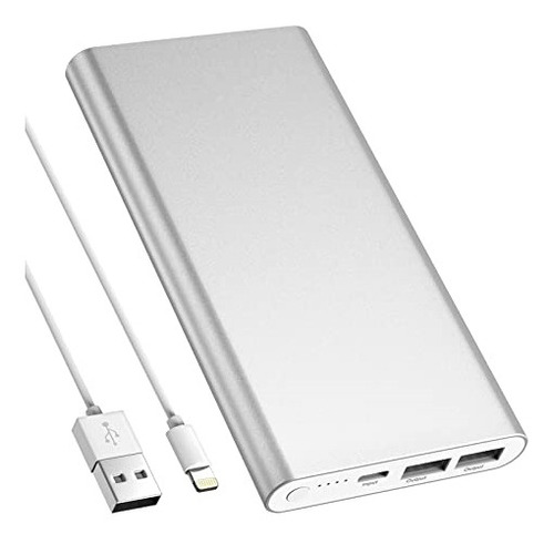 Cargador Portátil  De 12000 Mah Dual De 3 A