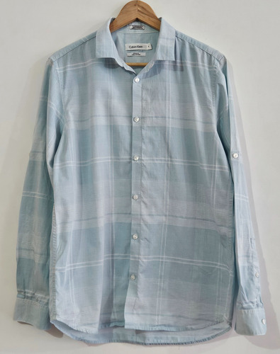 Camisa Calvin Klein Hombre Talle M Classic Fit 100% Algodón (Usado)