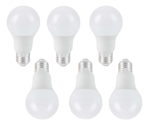 Kit 6 Piezas Foco Led Para Casa 15w Ahorradores Bombilla E27