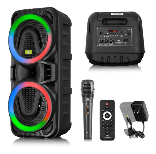 Parlante Eversound Ev2004drumond 2 Bocinas De 8  Bluetooth