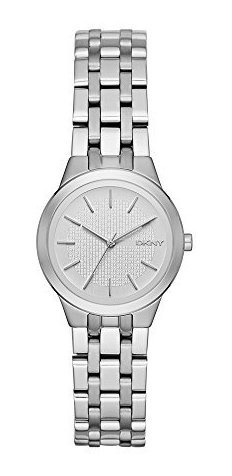 Reloj Casual De Acero Inoxidable De Cuarzo Para Mujer Dkny