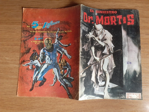 Cómic El Siniestro Dr Mortis Año 2 Número 90 Editora Zig Zag 1970 (Usado)