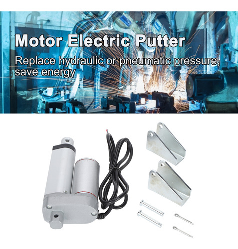 Actuador Lineal De Motor Torque Aluminio Dc12/24v 50mm