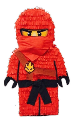 Piñata Ninjago Rojo Piñatas Envio Gratis 