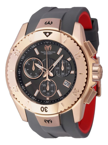 Reloj Para Hombres Technomarine Uf6 Tm 621036 Rojo, Gris