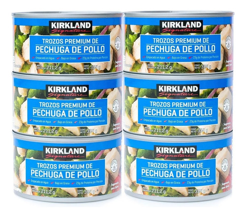 Pechuga De Pollo 6 Latas De 354g Kirkland