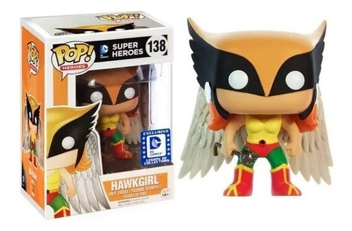 Funko Pop! Hawkgirl Dc Comics #138 Detalles En Caja A 