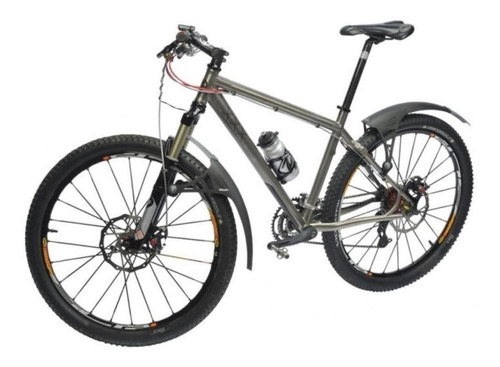 Salpicadera Bicicleta Zefal No Mud Delantera/trasera R26-29 Color Negro