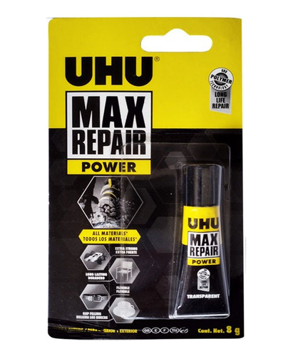 Pegamento Uhu Power Max Repair 8g