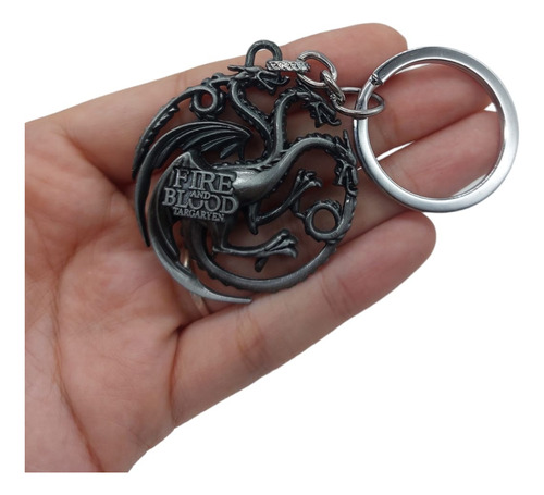 Llavero Game Of Thrones Casa Targaryen Logo De Metal