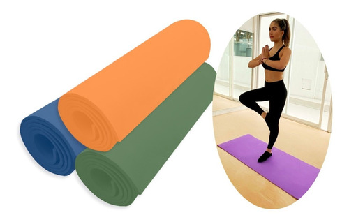 Pack 3 Pzas Tapete Mat Yoga Pilates (150x56 Cm) 6 Mm Oferta