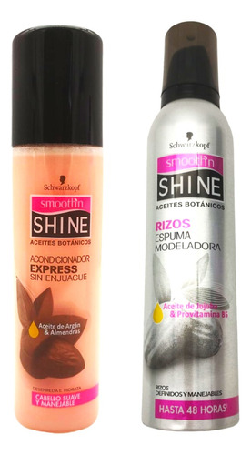  Smoothin Shine Acondicionador 200ml + Espuma Modeladora 227g