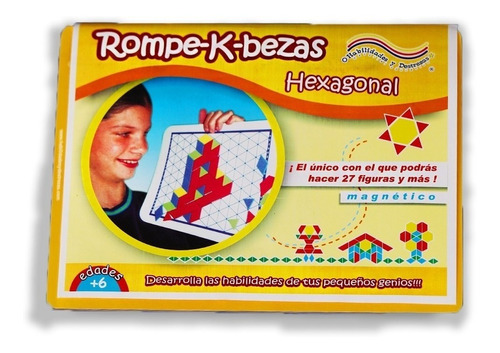 Rompecabezas Hexagonal Magnético Juego Infantil 105 Piezas