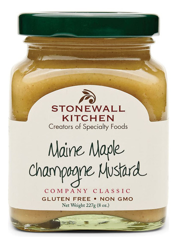 Stonewall Kitchen Maine Maple Champagne Mostaza, 8 Onzas