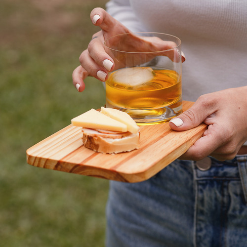 10 Tabla Copetin Para Copa Y Vaso - Madera Paraiso