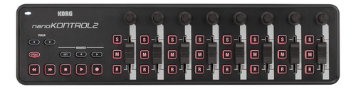 Delgada Usb Control Surface Korg Nanokontrol2, Black Ae .