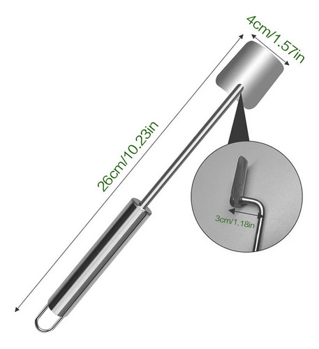 Raspador Acero Inoxidable Cepilladora Rápida De Maíz, Manual