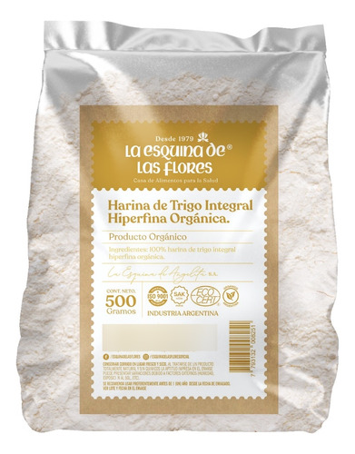 Harina Int Hiperfina Org. La Esquina De Las Flores  - 500 Gr