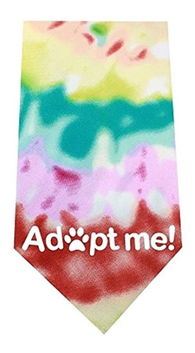 Mirage Pet Products Adopt Me Screen Print Bandana Tie Dye On