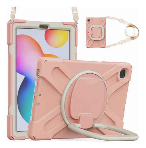 Funda Para Tab S6 Lite 10.4 P613/p619 2022 Oro Rosa