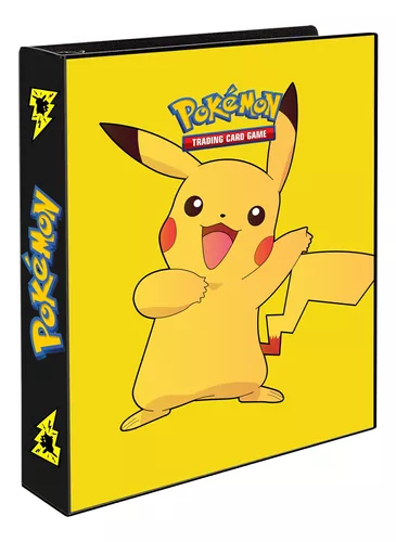 Fichário para guardar cartas-TEMA(Pikachu White)Pokemon-SEM folha em  Promoção na Americanas