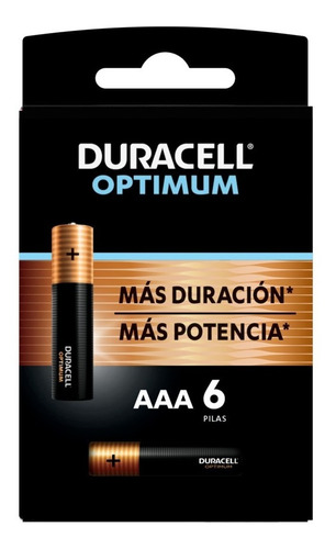 Duracell Alcalina Optimum Aaax6
