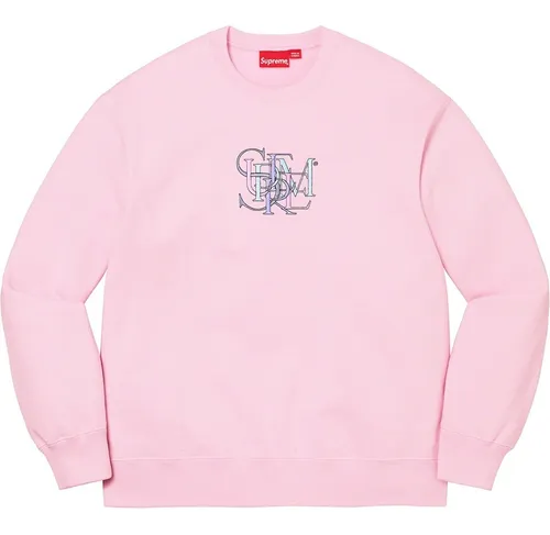 Supreme Overlap Crewneck Original Ss22 Hype Logo