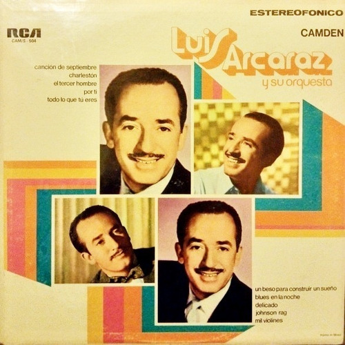 Lp Luis Arcaraz Y Su Orquesta (jazz) - Homonimo Coleccionist