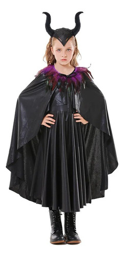 Disfraz De Bruja Para Niña, Vestido De Bruja, Capa Hoween