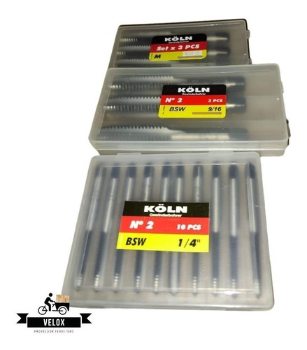 Machos De Roscar Paso/rosca M 9 Mm X 1.25 Koln (caja X10u)