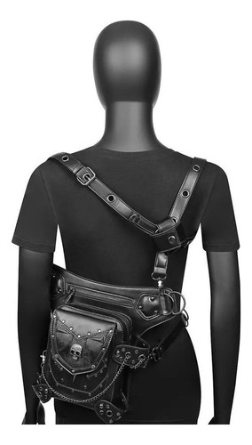 // Riñonera Steampunk De Estilo Retro, Riñonera De Cuero
