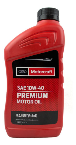 Aceite Motor 10w40 Ford Motorcraft 946 Ml