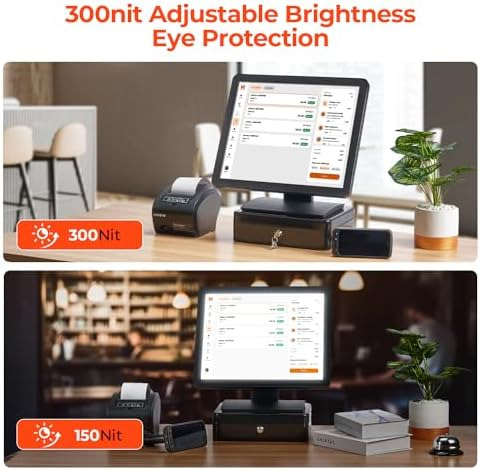 Monitor Pos Com Tela Sensível Ao Toque Munbyn De 19 Polegad