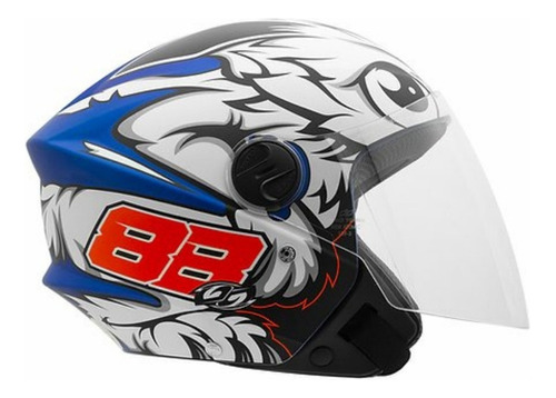 Capacete New Liberty 3 Gp 88 Azul Brilhante Tam 56 Pro Tork