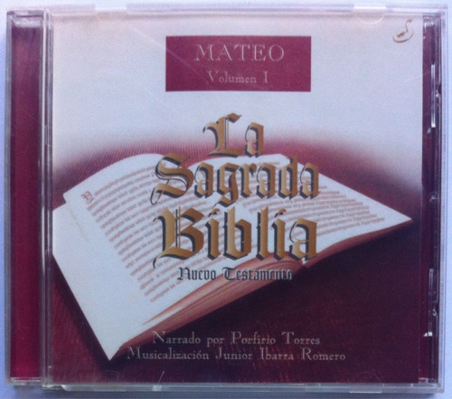 La Sagrada Biblia. Mateo Vol. I. Cd Original, Usado