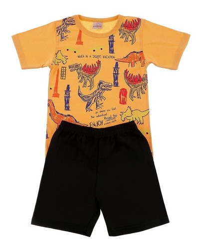 Conjunto Infantil Verão Menino Roupa Premium 1 Ao 8 Anos